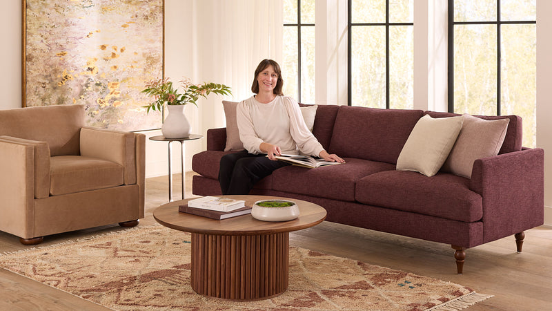 Caption: Shown in Charles Aubergine | Lifestyle