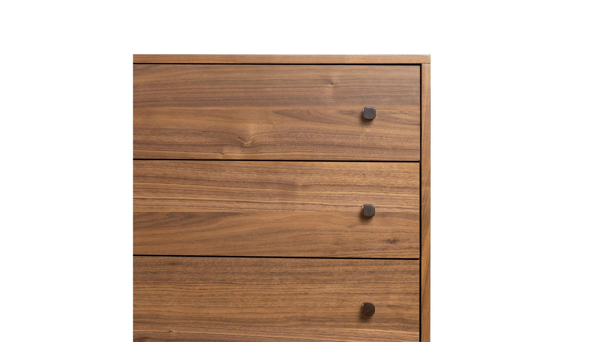 danae modern wood and metal l-leg dresser reviews Reviews for ATHMILE Walnut 6 drawer 47.24 in. Wide Dresser | Pg 1