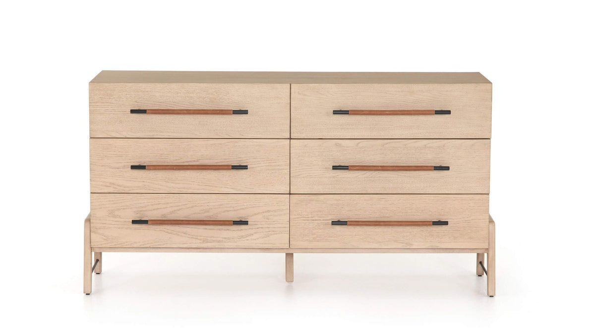 laurel foundry modern farmhouse dresser Laurel 6-Drawer Wood Dresser