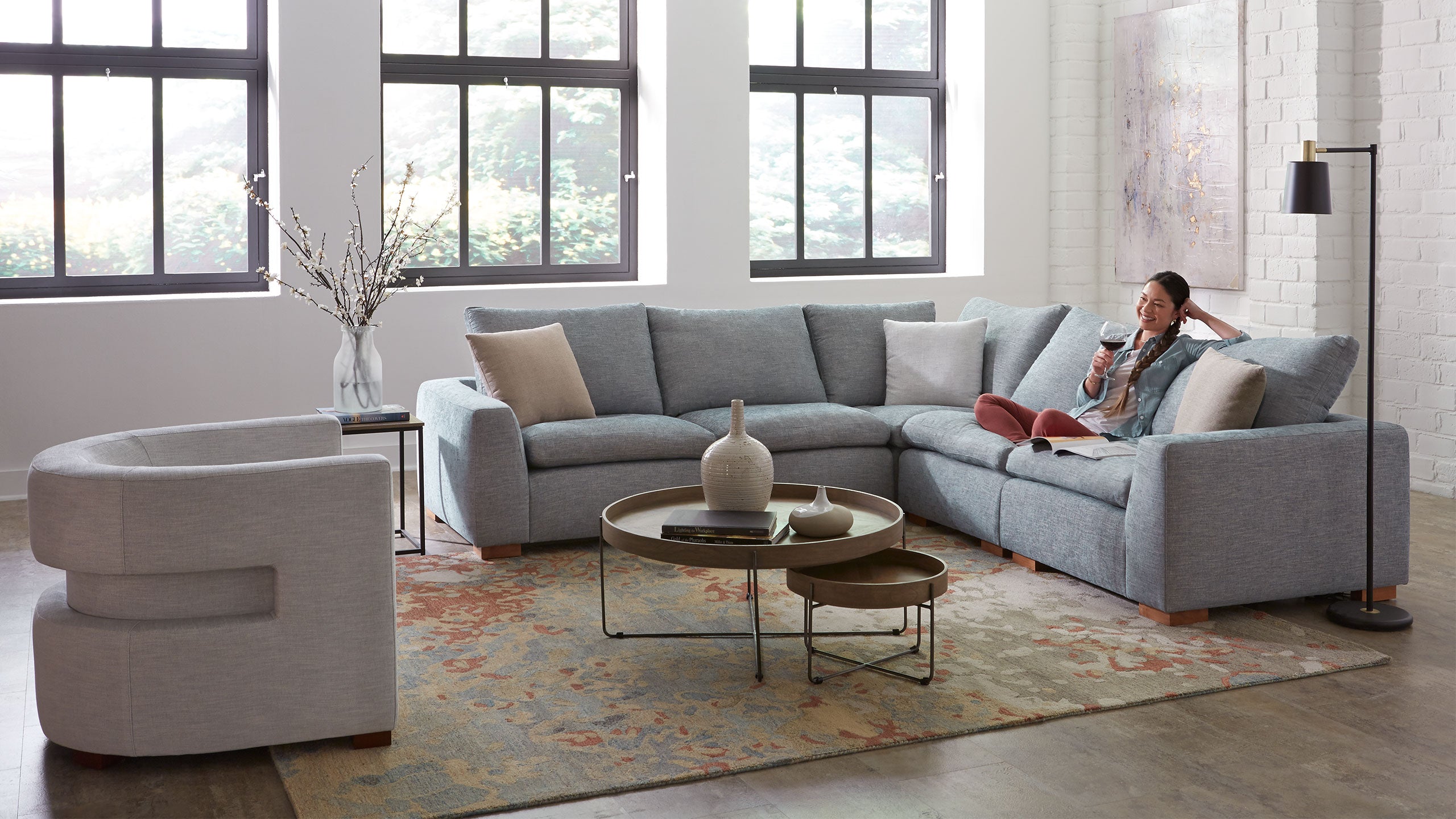Make it Yours: Customizable Modular Sofa & Sectionals