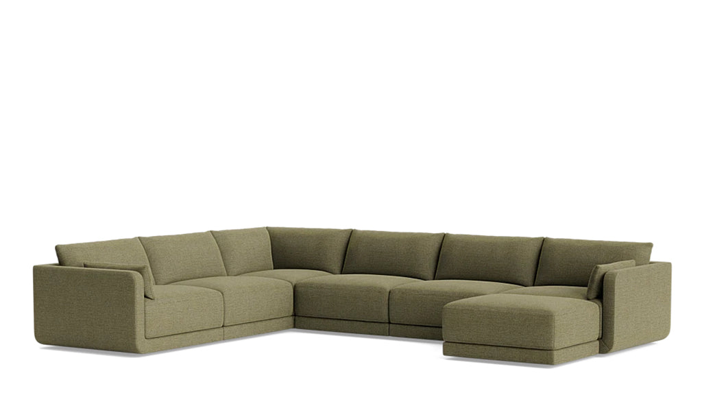 Eva Modular Sectional One-Arm Piece | BenchMade Modern