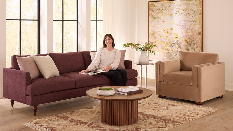 Caption: Shown in Becket Latte | Lifestyle