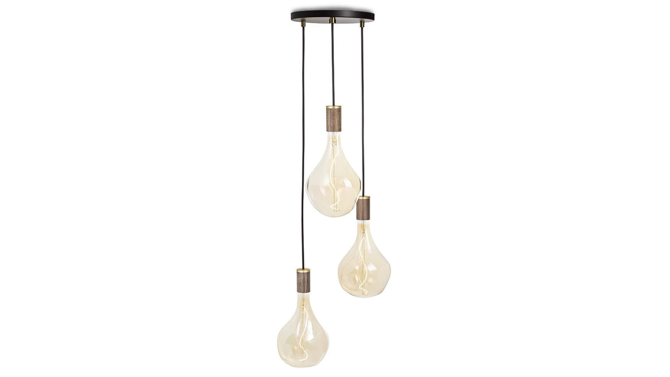 olika lamp 3bulb pendant【unico】 Triple Pendant (Voronoi II Bulb) – BenchMade Modern