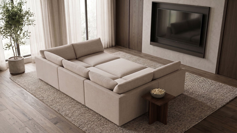 Caption: Shown in Blake Natural | Lifestyle