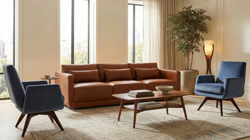 Caption: Shown in Marfa Caramel | Lifestyle