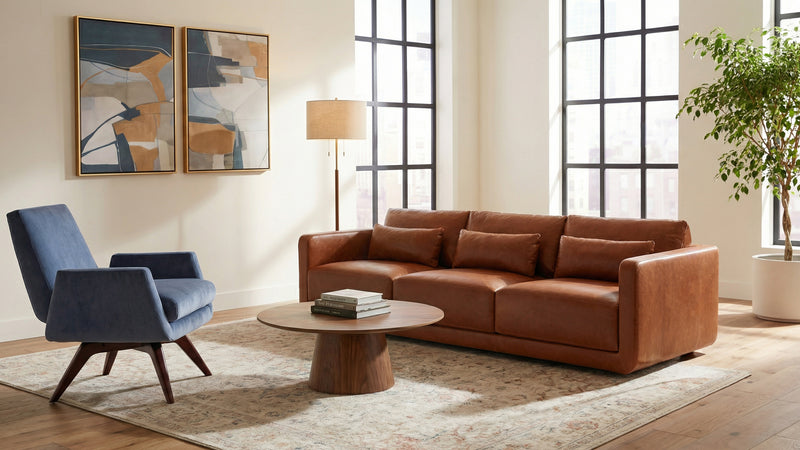 Caption: Shown in Becket Smoke | Lifestyle