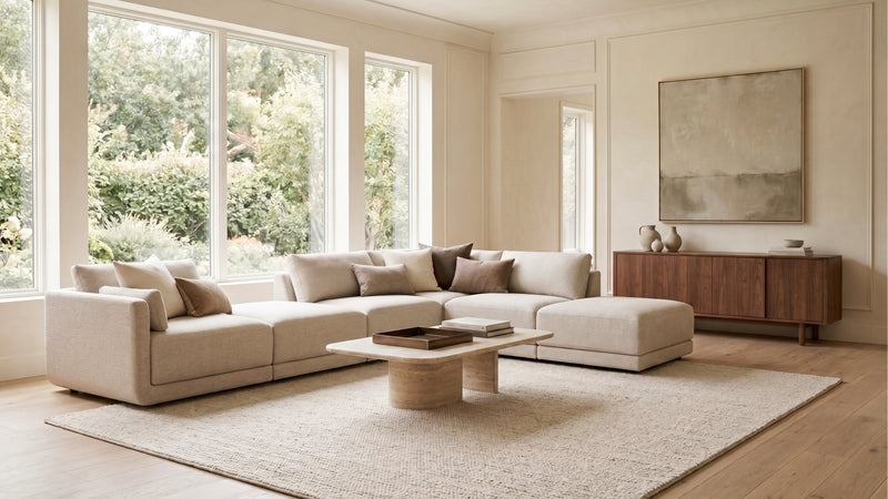 Caption: Shown in Arden Flax | Lifestyle