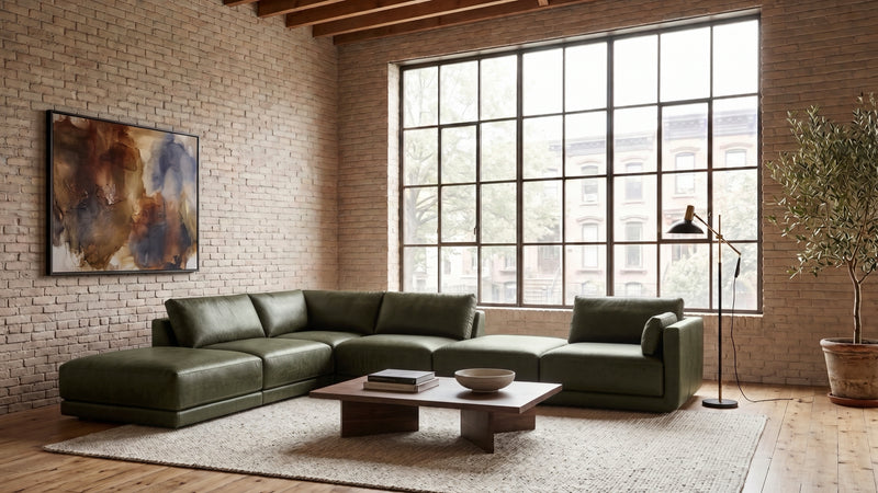 Caption: Shown in Moore & Giles Winter Pine | Lifestyle