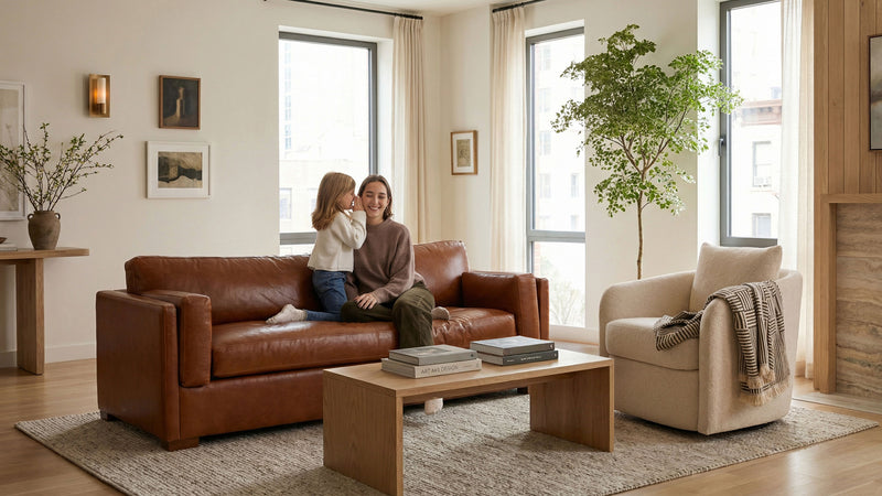 Caption: Shown in Marfa Caramel | Lifestyle