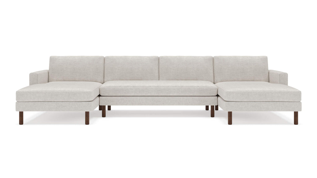 Laguna Double Chaise Sectional (Bench Cushion)