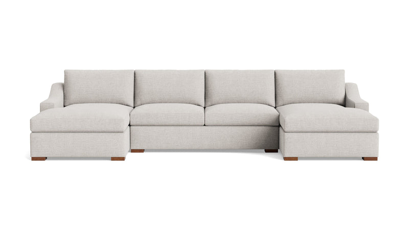 Lucca Double Chaise Sectional (143", Chaise 39" x 63")
