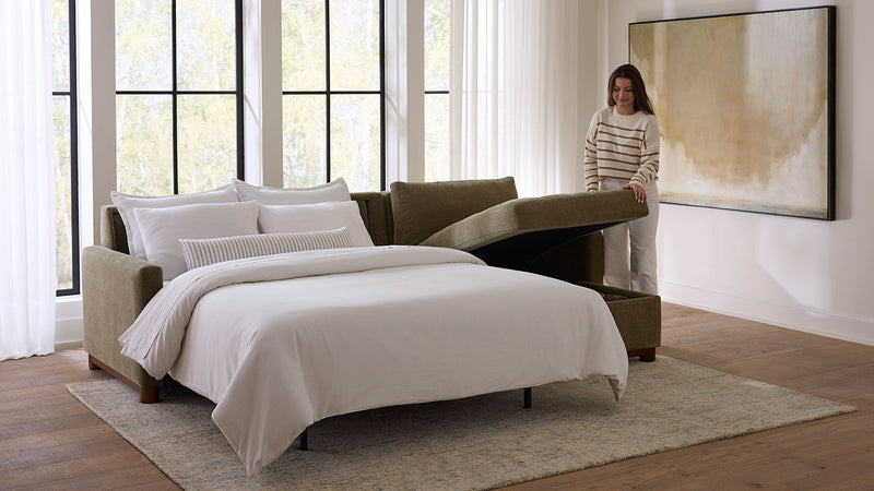 Caption: Shown in Arden Olive | Lifestyle