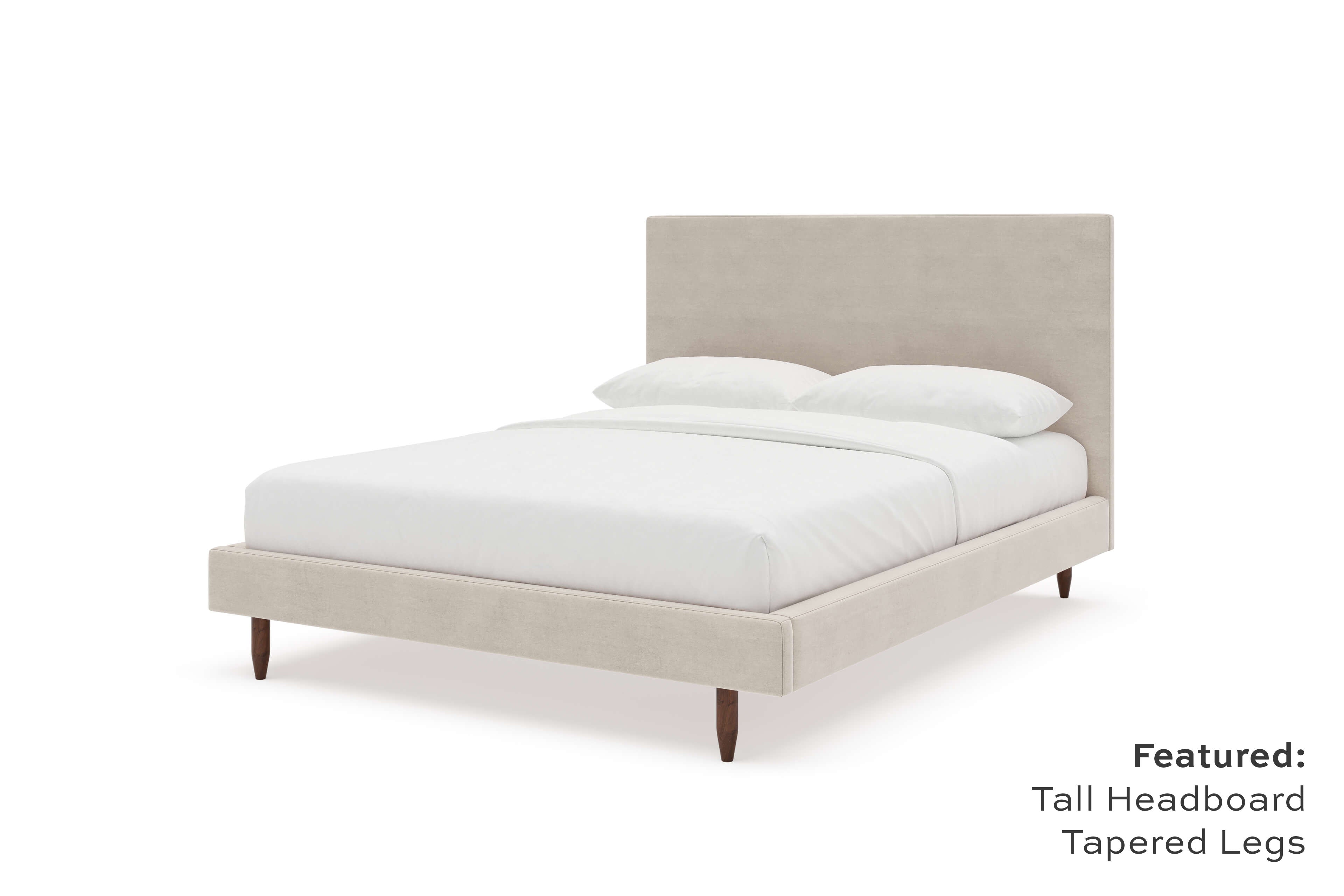 Skinny Fat Custom Upholstered Platform Bed BenchMade Modern