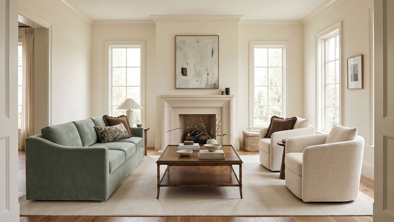 Caption: Shown in Becket Sage | Lifestyle