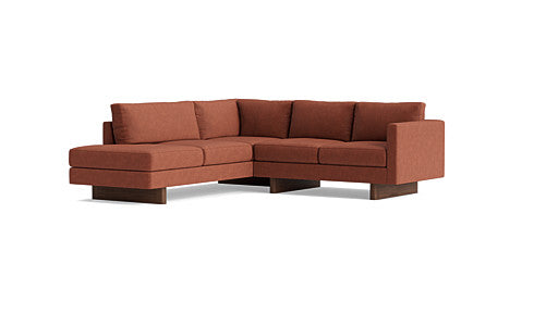 Vintage Sectional with Bumper