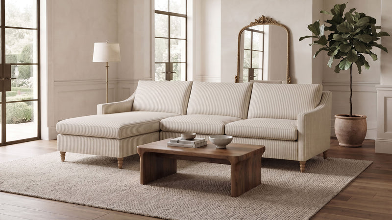 Caption: Shown in Kravet Sail Sesame | Lifestyle