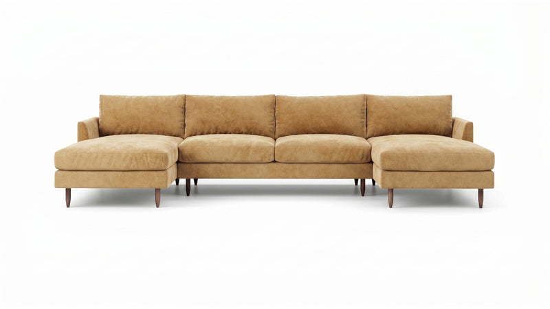Crowd Pleaser Double Chaise Sectional