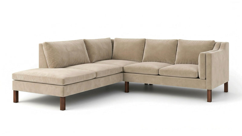 Up-Town Sectional With Bumper
