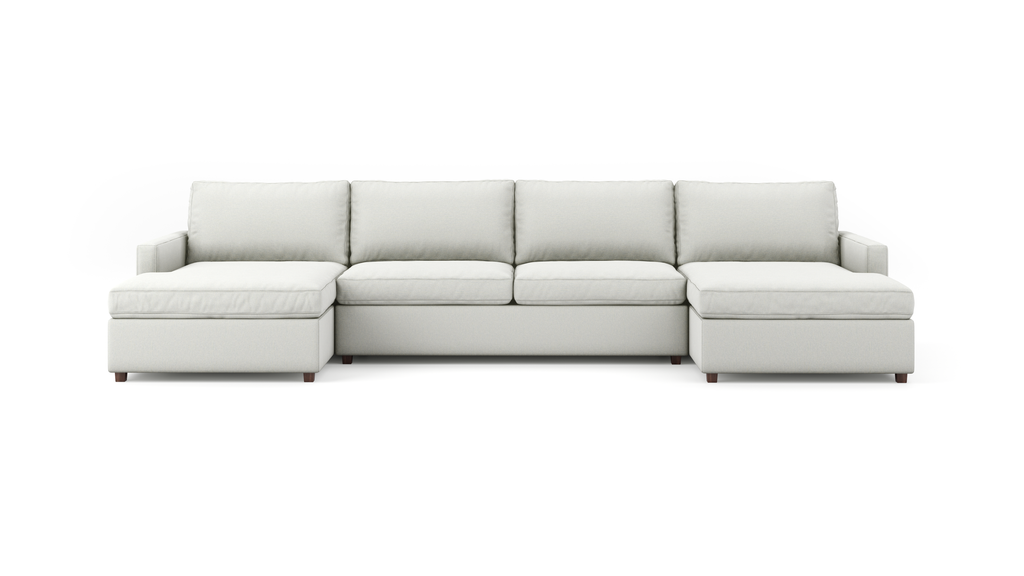 Couch Potato Lite Double Chaise Sectional (Extra Deep)