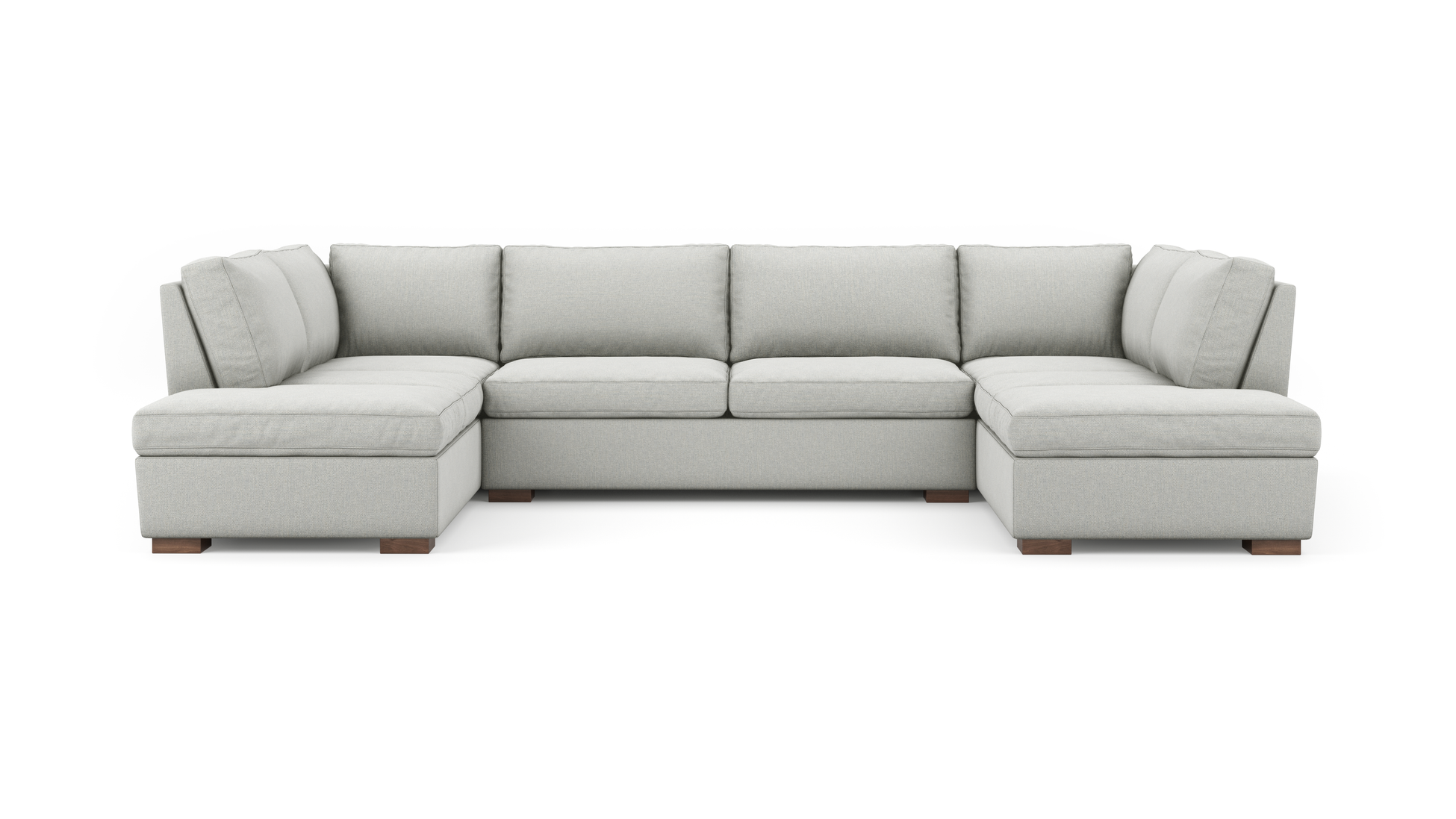 Couch Potato U-Shaped Bumper Sectional (Extra Deep)