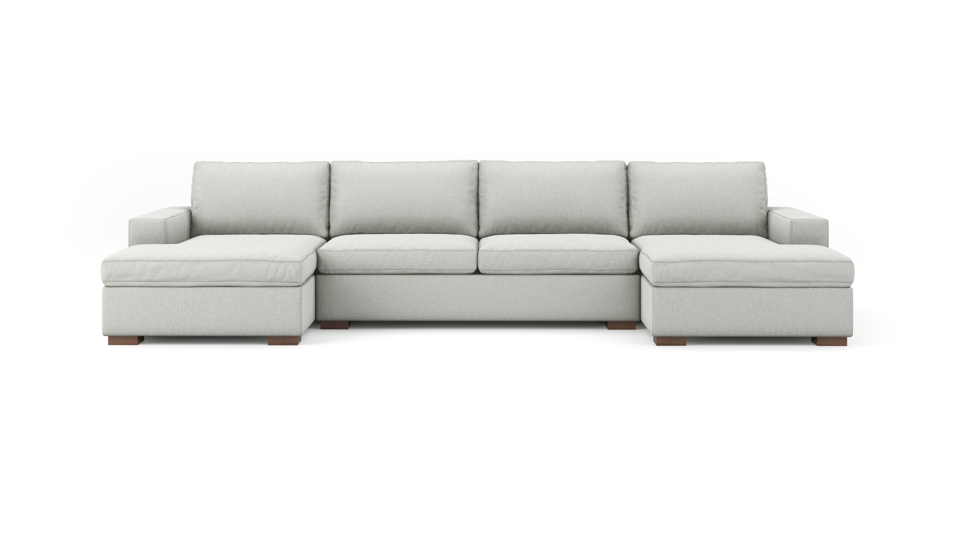 Couch Potato Double Chaise Sectional Benchmade Modern