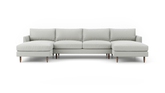 Crowd Pleaser Double Chaise Sectional