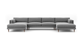 Skinny Fat Double Chaise Sectional (164",Chaise 47" x 63",Standard)