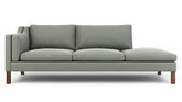 Up-Town Sofa With Bumper (100",Bumper On Left)